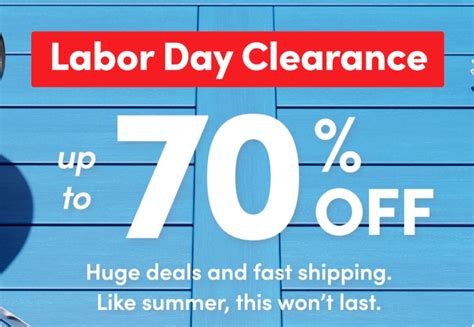 wayfair coupon labor day|wayfair labor day promo.